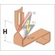 AH Hardt AH-09302 - Держатель для черепицы, L=10 cm, H=10 cm, проволока Ø 5-8 mm, медь/латунь