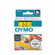 DYMO S0720790 - картридж D1 с лентой (желтая, шрифт черный), 6 мм х 7 м (5 штук в упаковке)